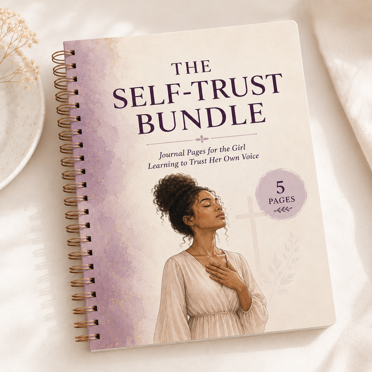 Self-Trust Bundle  Healing Journal Pages for Teen Girls | Printable Faith-Based Journal | Digital Download for Voice and Identity