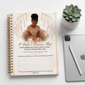 Black Young  Girl  Prayer Journal Page, Christian Mental Health Printable, Trauma Healing Worksheet, Self Forgiveness Devotional, Romans 8:1  PDF
