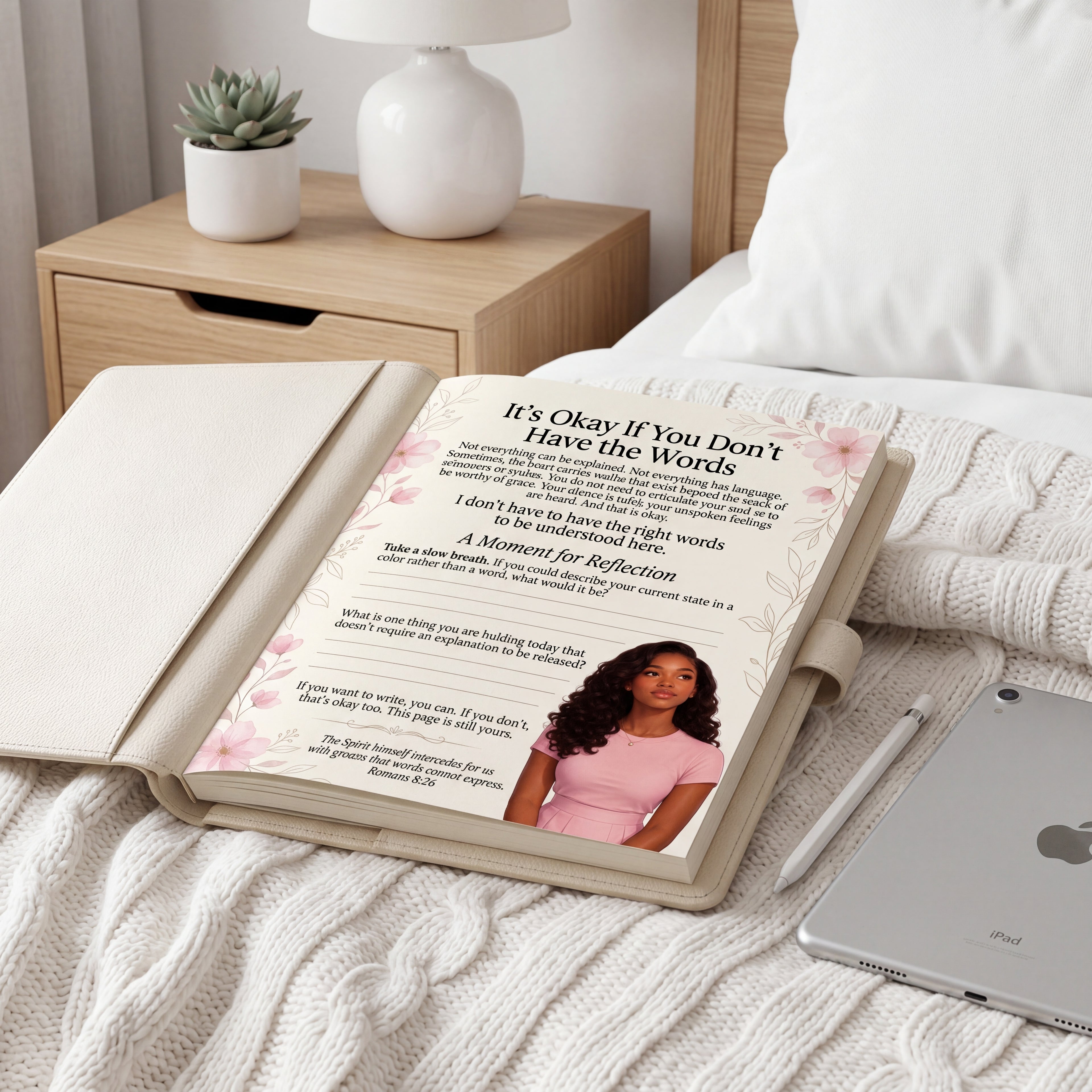 Just a Book and a Pen Full Collection Bundle | 15 Healing Journal Pages for Teen Girls | Complete Printable Faith-Based Journal | Digital Download