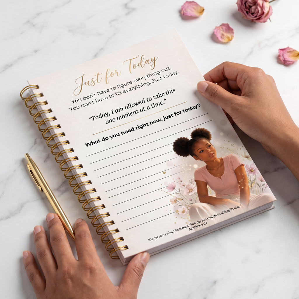 Just a Book and a Pen - Complete Healing Journal Collection for Teen Girls | 10 Printable Faith-Based Journal Pages | Digital Download Bundle