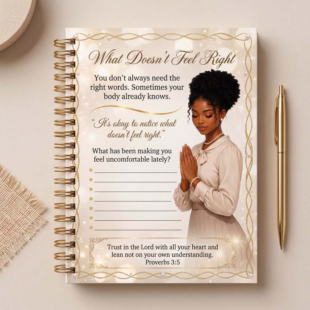 Black Young Adult  African American Prayer Journal Page, Christian Mental Health Worksheet, Proverbs 3:5 Bible Study Printable, Black Woman Devotional PDF