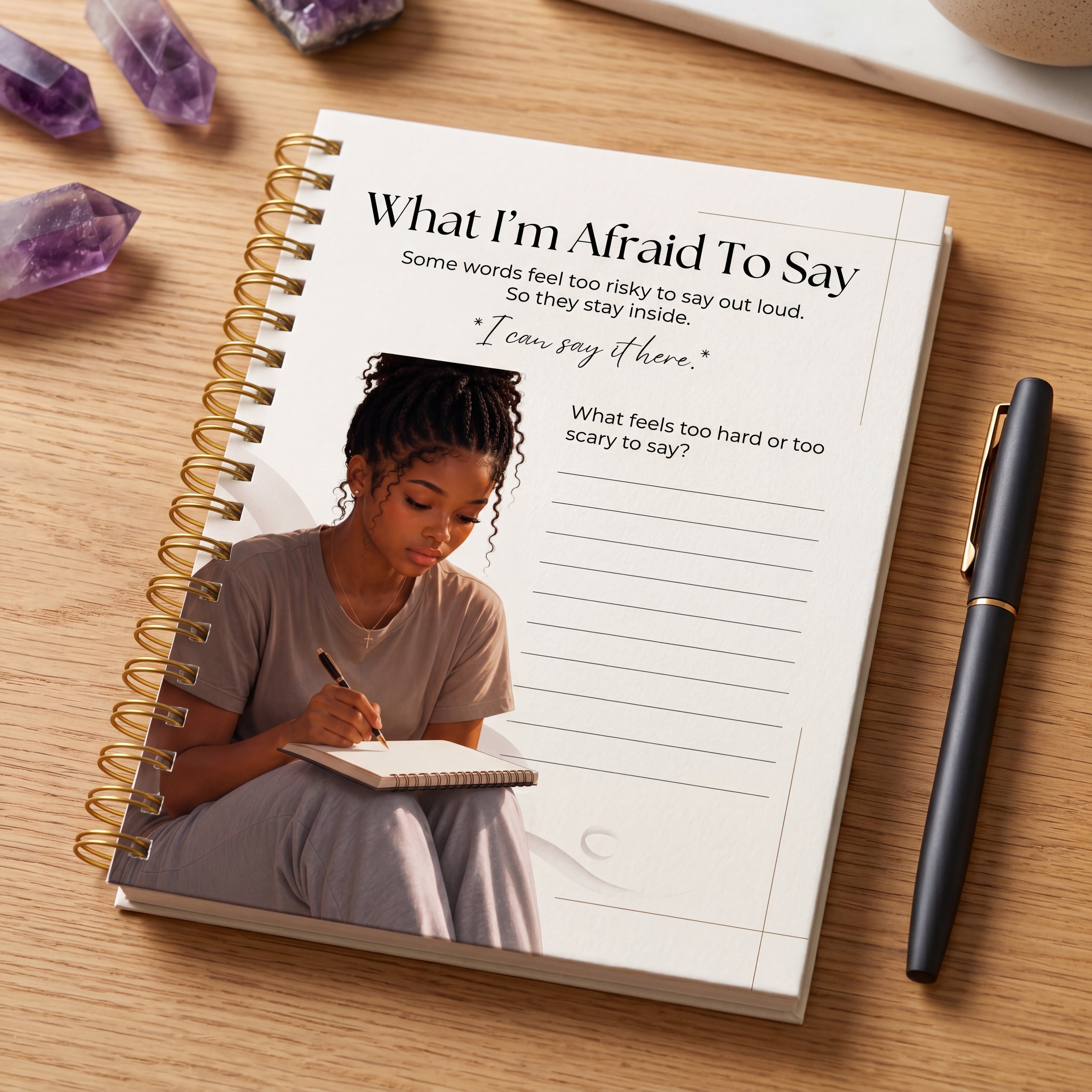 Black Young Adult Shadow Work Journal Page | Printable Therapy Worksheet | Self Discovery Prompt | Mental Health Digital Download Women of Color