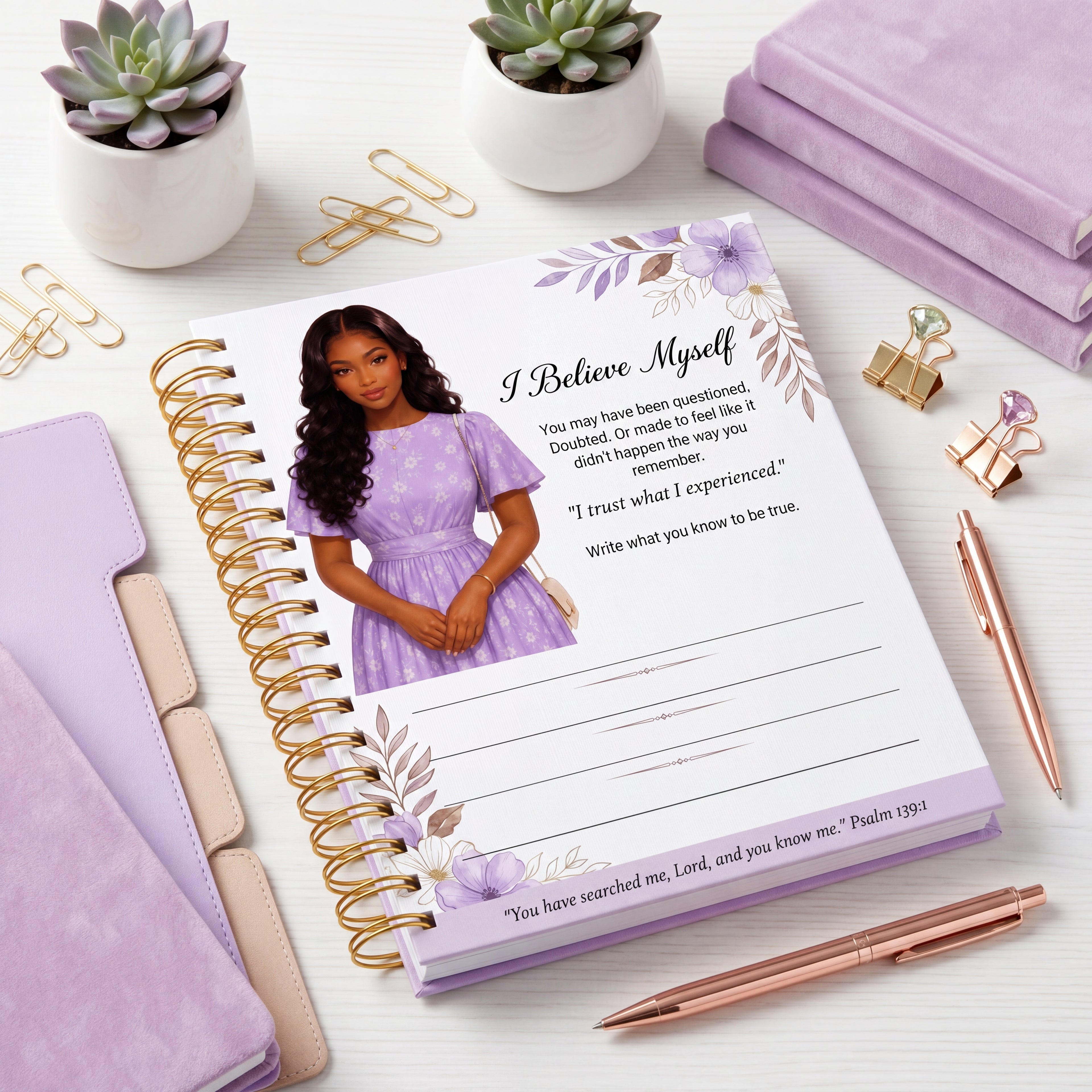 Black Young Adult  Journal Page Printable | Black Woman Affirmation Worksheet | Gaslighting Recovery & Self Trust | Mental Health Digital PDF