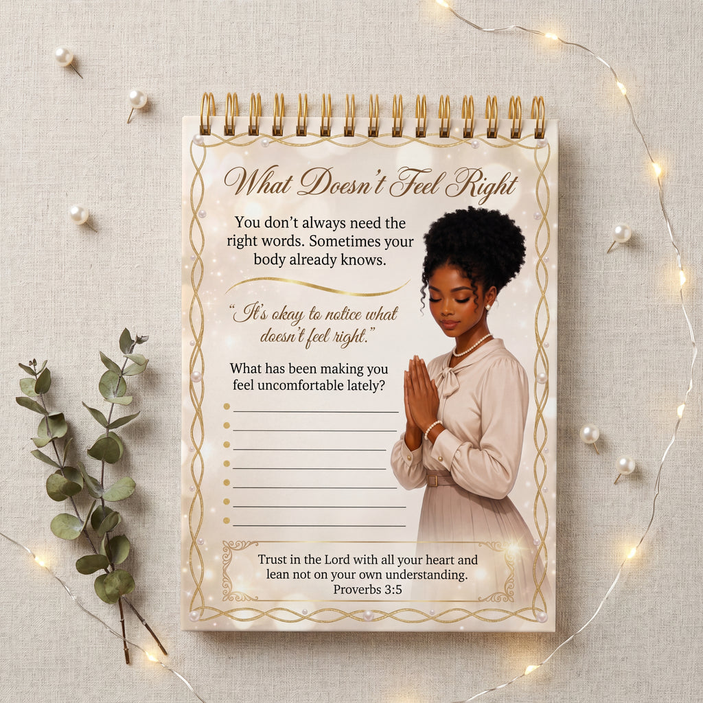 Black Young Adult  African American Prayer Journal Page, Christian Mental Health Worksheet, Proverbs 3:5 Bible Study Printable, Black Woman Devotional PDF