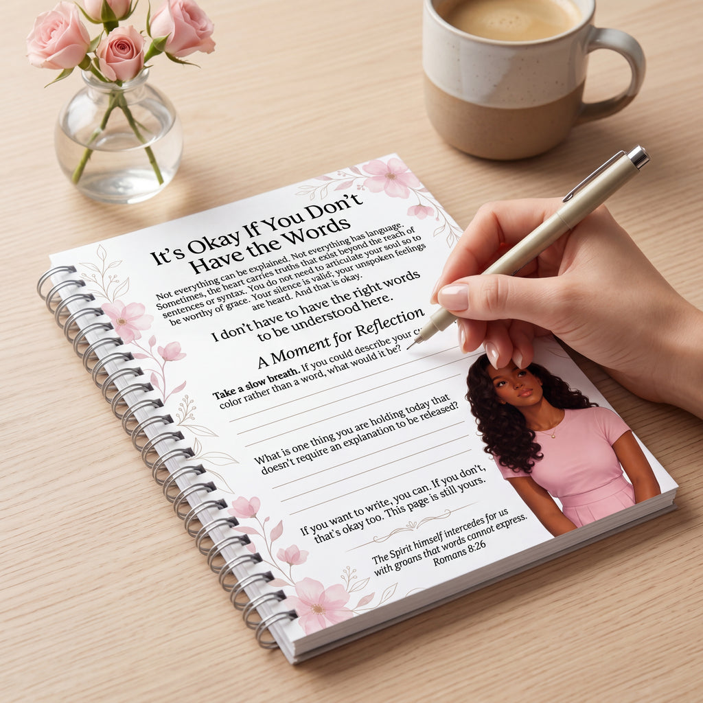 It's Okay If You Don't Have the Words  No Pressure Journal Page for Teen Girls | Printable Healing Journal | Faith-Based Digital Download