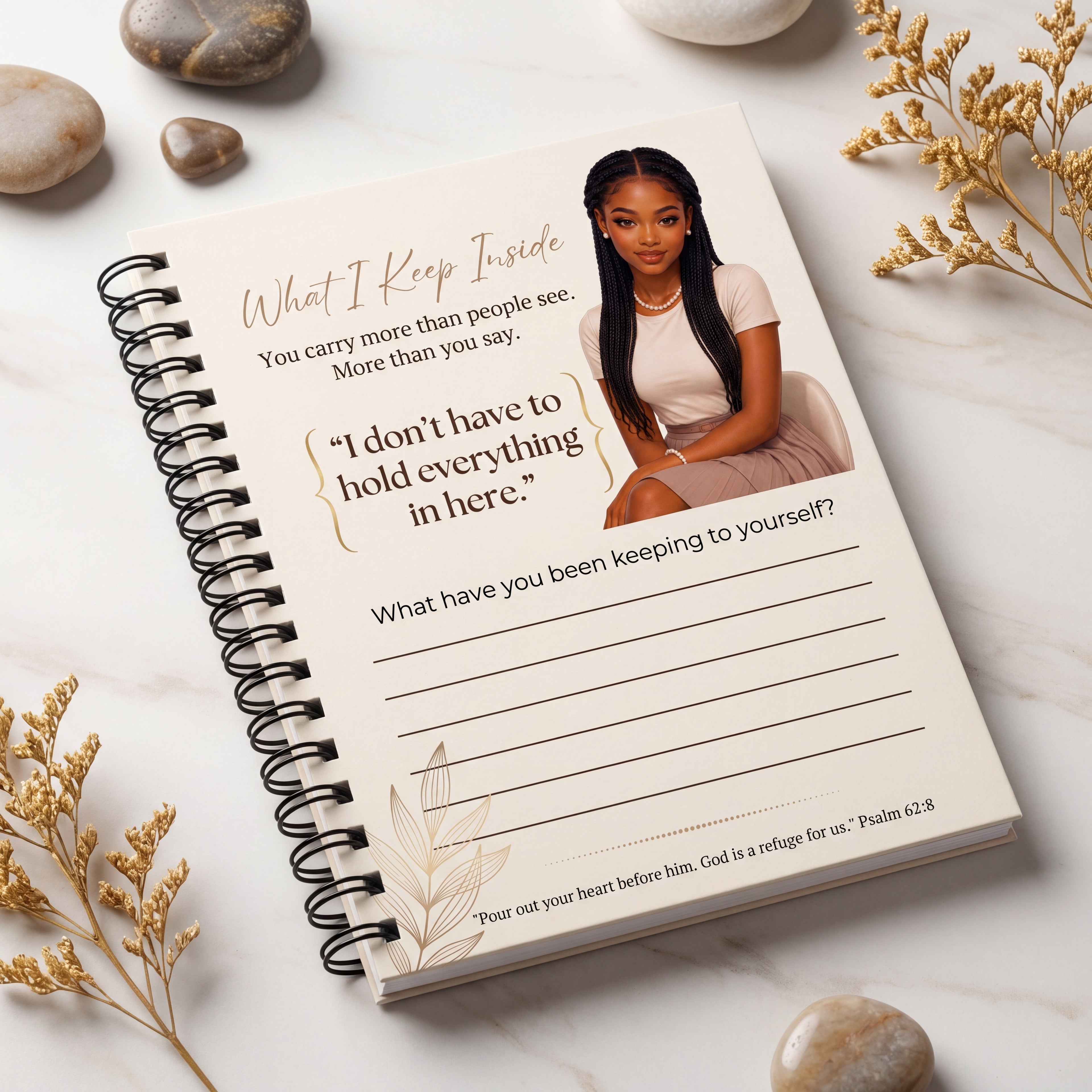Just a Book and a Pen - Complete Healing Journal Collection for Teen Girls | 10 Printable Faith-Based Journal Pages | Digital Download Bundle