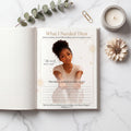 Black Young Adult Christian Healing Journal Page | Faith Based Inner Child Therapy Prompt | Mental Health Prayer Worksheet | Self Care Printable