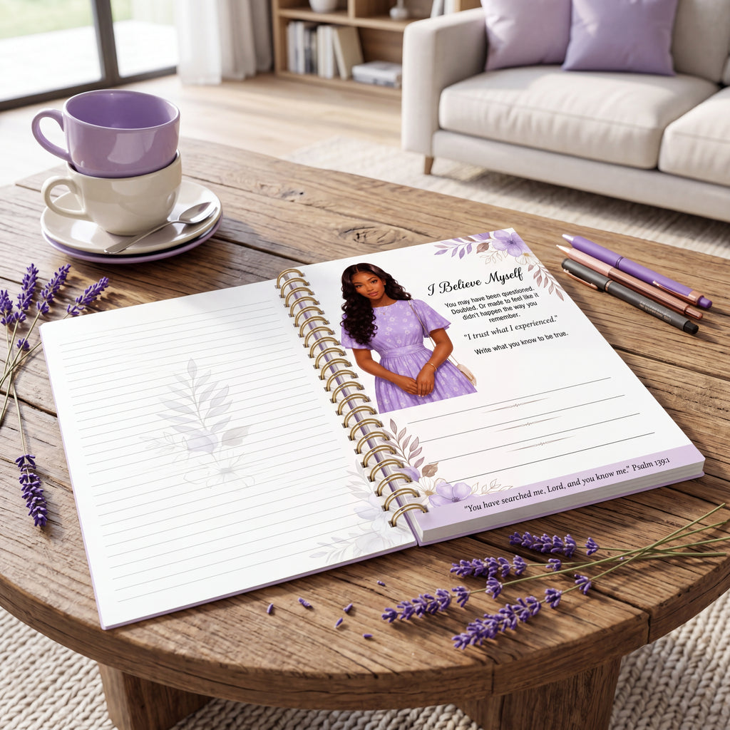 Black Young Adult  Journal Page Printable | Black Woman Affirmation Worksheet | Gaslighting Recovery & Self Trust | Mental Health Digital PDF