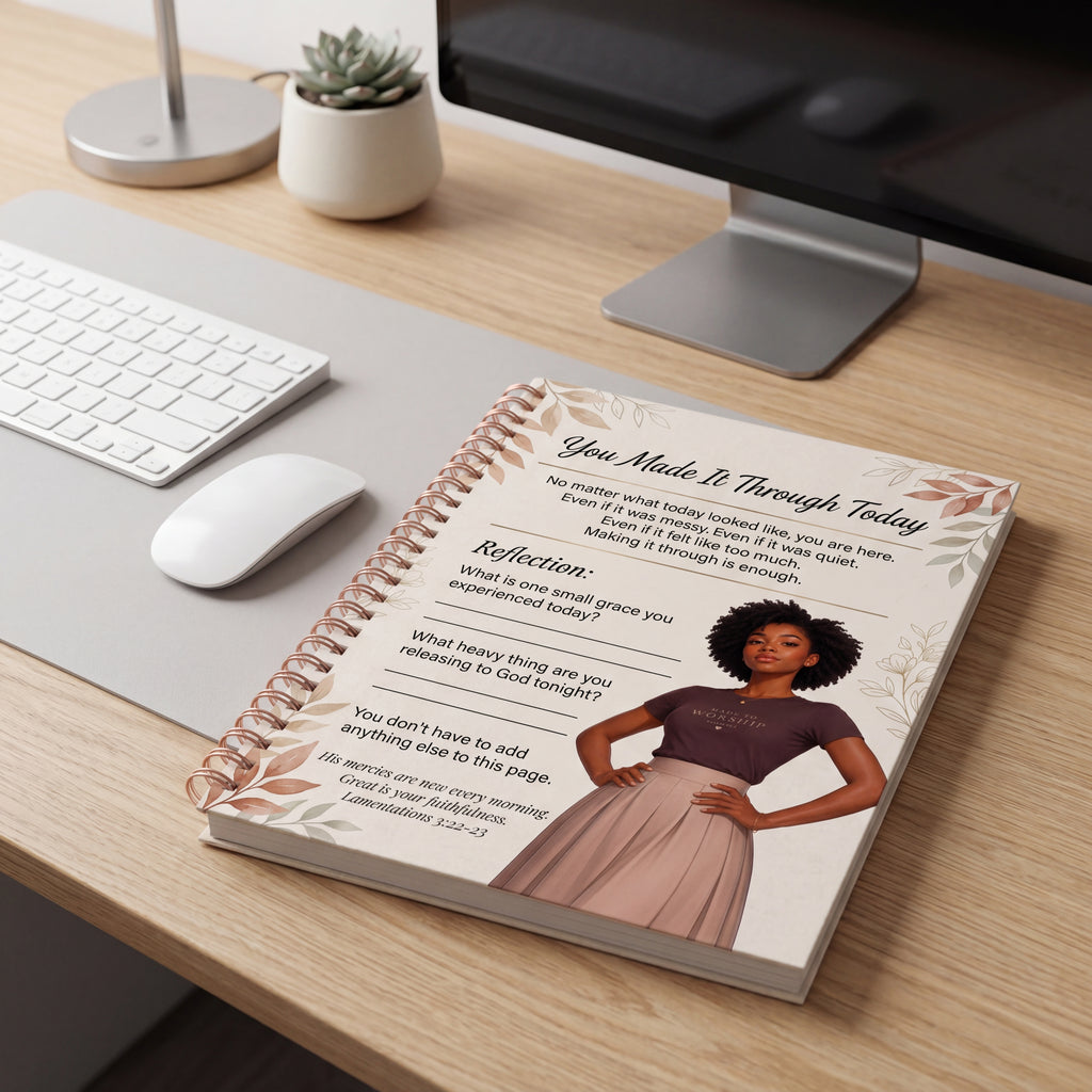 You Made It Through Today  No Pressure Journal Page for Teen Girls | Printable Faith-Based Affirmation Page | Daily Healing Digital Download